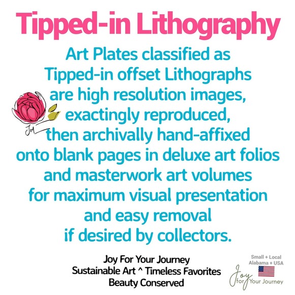 Vintage Édouard Manet 1953 Tipped-in Lithograph NANA 11x14 Matted Art Vitage - Picture 5 of 11